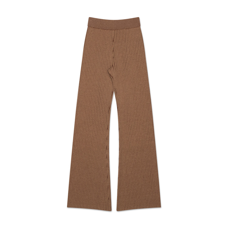 NELLIE BROWN HEAVY RIB KNIT PANTS