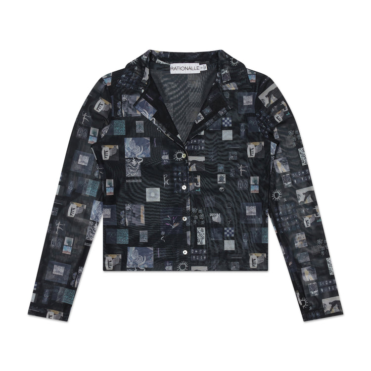 KAHLO GALLERY PRINT MESH TOP