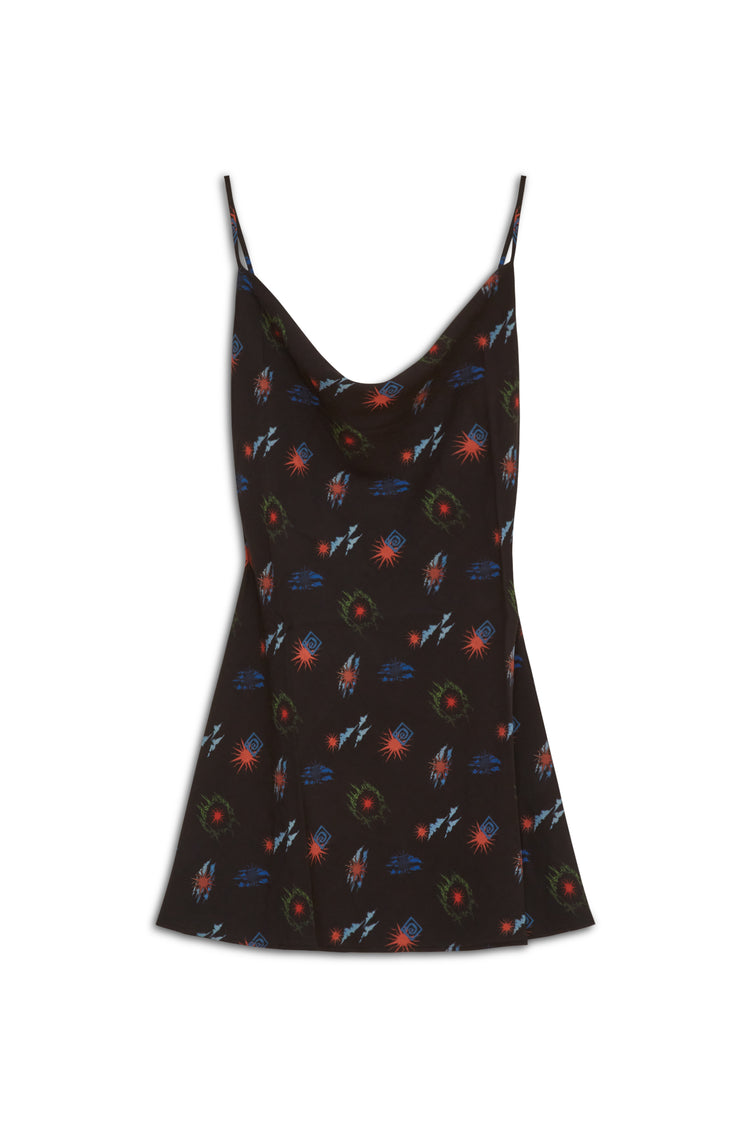 MIMI DRESS IN PLANET PRINT