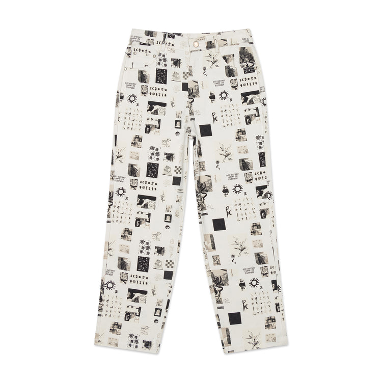 KUSAMA TWILL GALLERY PRINT PANT