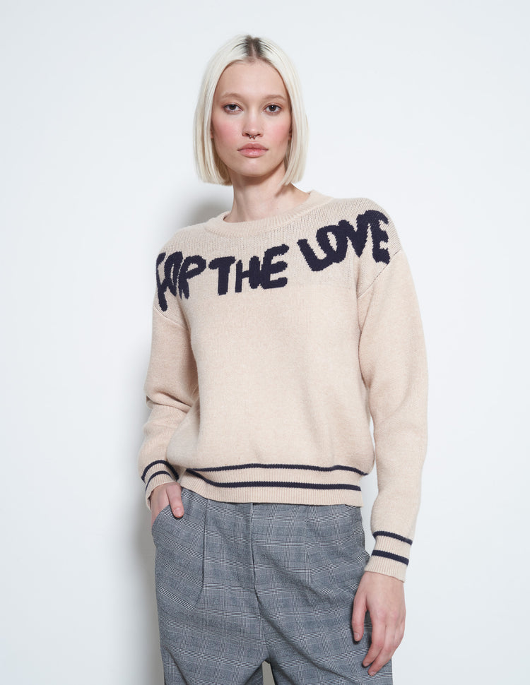 "FOR THE LOVE" SWEATER